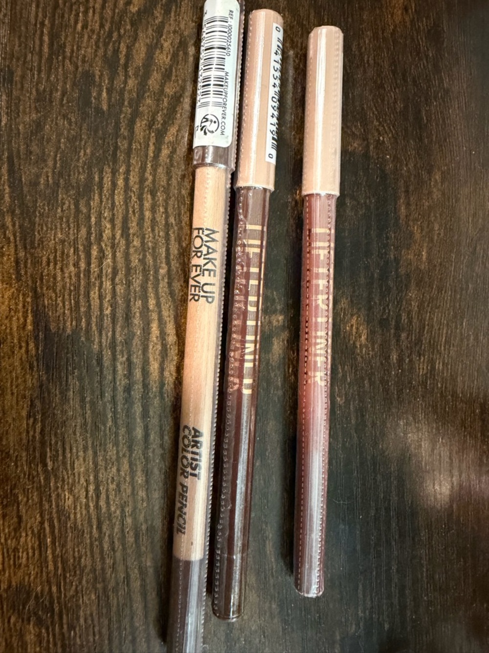 Make Up For Ever Artist Color Pencil + Two Maybelline  Lip Liners